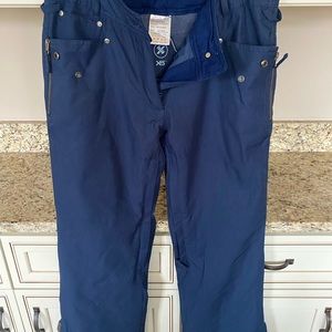 Powder Room Ski Pants. Waterproof. Almost new.  Only used a couple times.  Sz Sm
